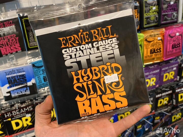 Струны бас 45-105 Ernie Ball 2843 Stainless Steel