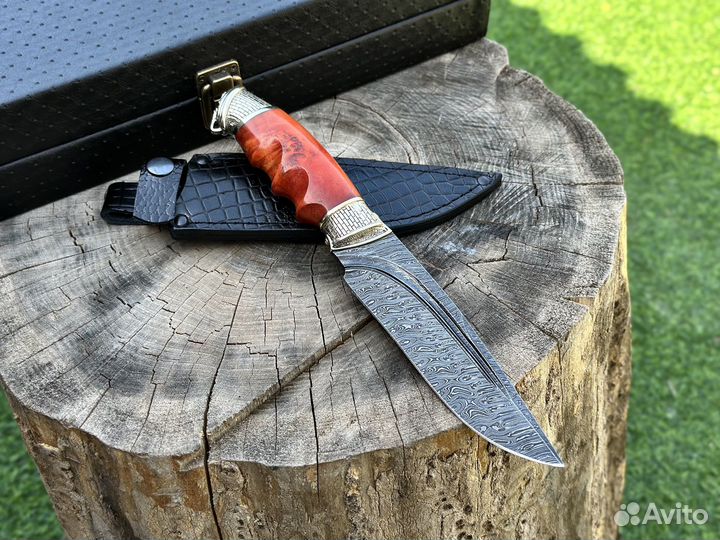Нож крученый дамаск