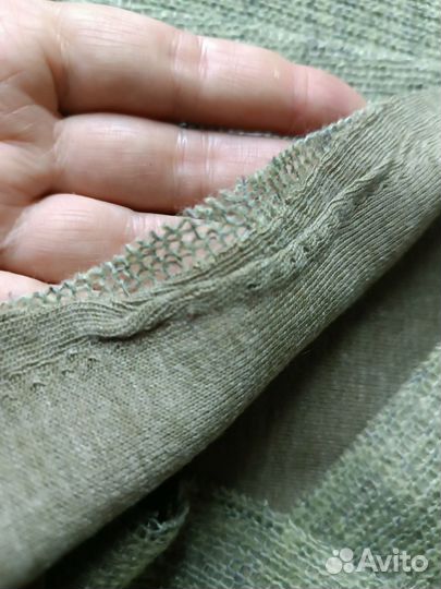 Ткань итальянская трикотаж двуслойный под шерсть