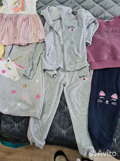 Детские вещи пакетом для девочек 104-110