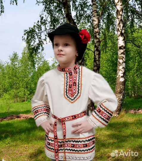 Русский народный костюм для мальчика, прокат