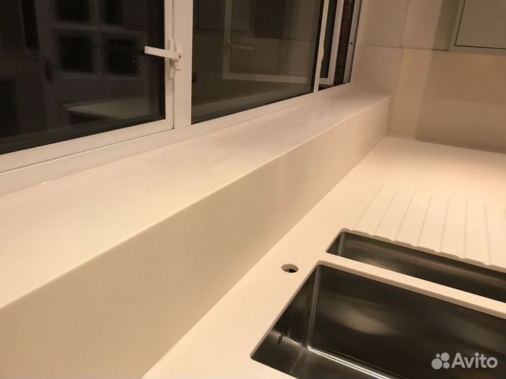 Подоконник из искусственного камня (акрил)