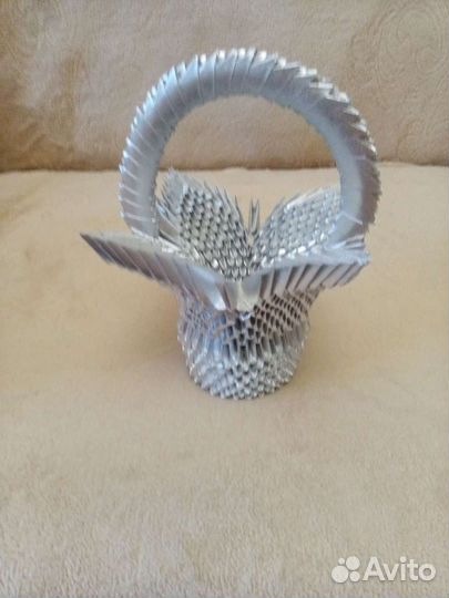 Поделки модульное оригами - корзинки