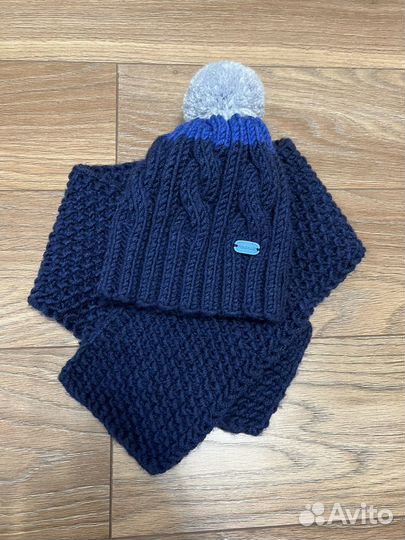 Комплект шапка и шарф для мальчика