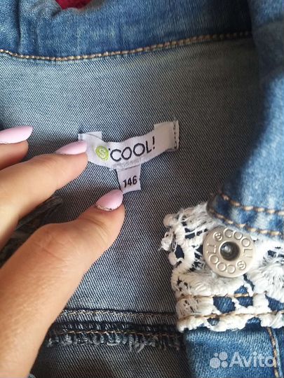 Джинсовая жилетка