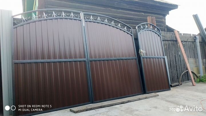 Ворота кованые