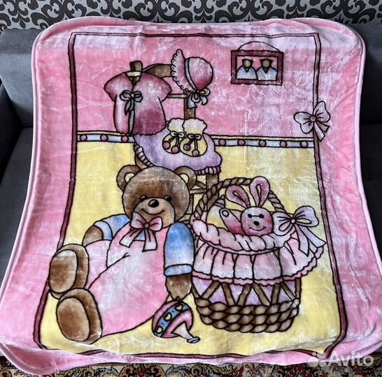 Одеяло теплое для девочки (новое)