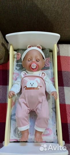 Кукла Baby born с одеждой и кроваткой