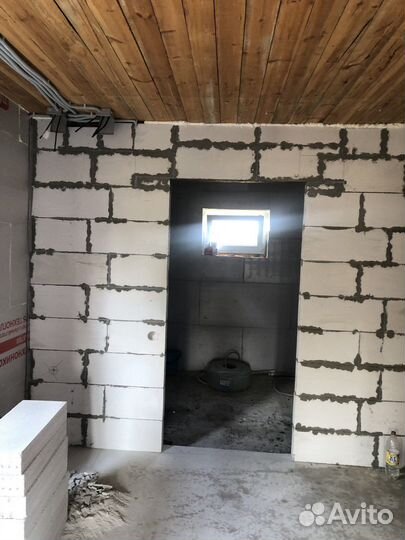 Возведение перегородок из газоблоков