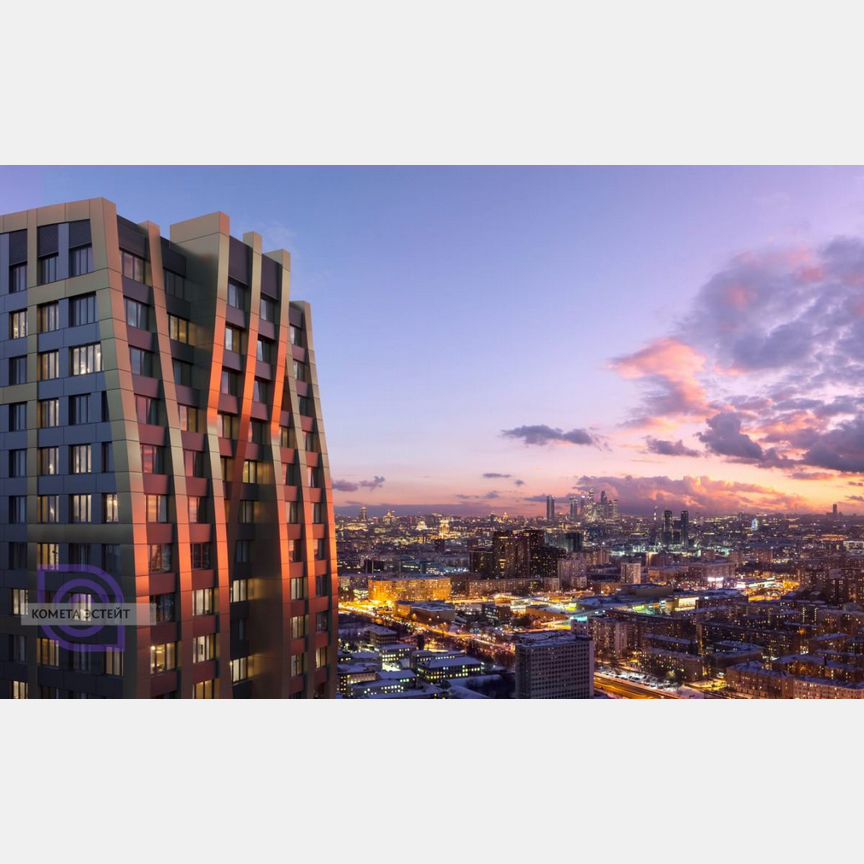 1-к. квартира, 34 м², 34/69 эт.