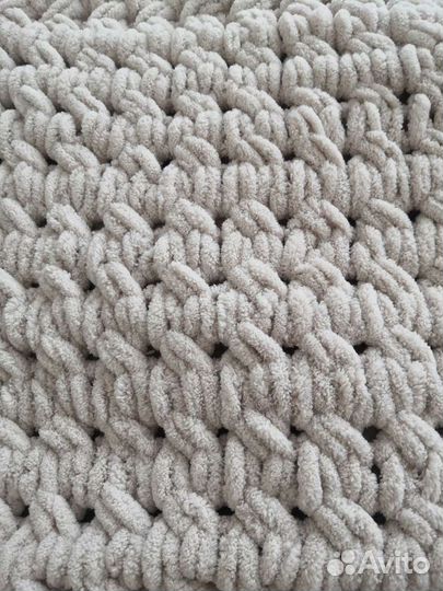 Плед из ализе пуффи