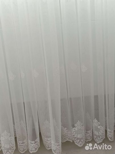 Новый тюль. Цвет экрю