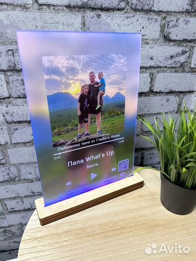Фоторамка с музыкой / Подарок