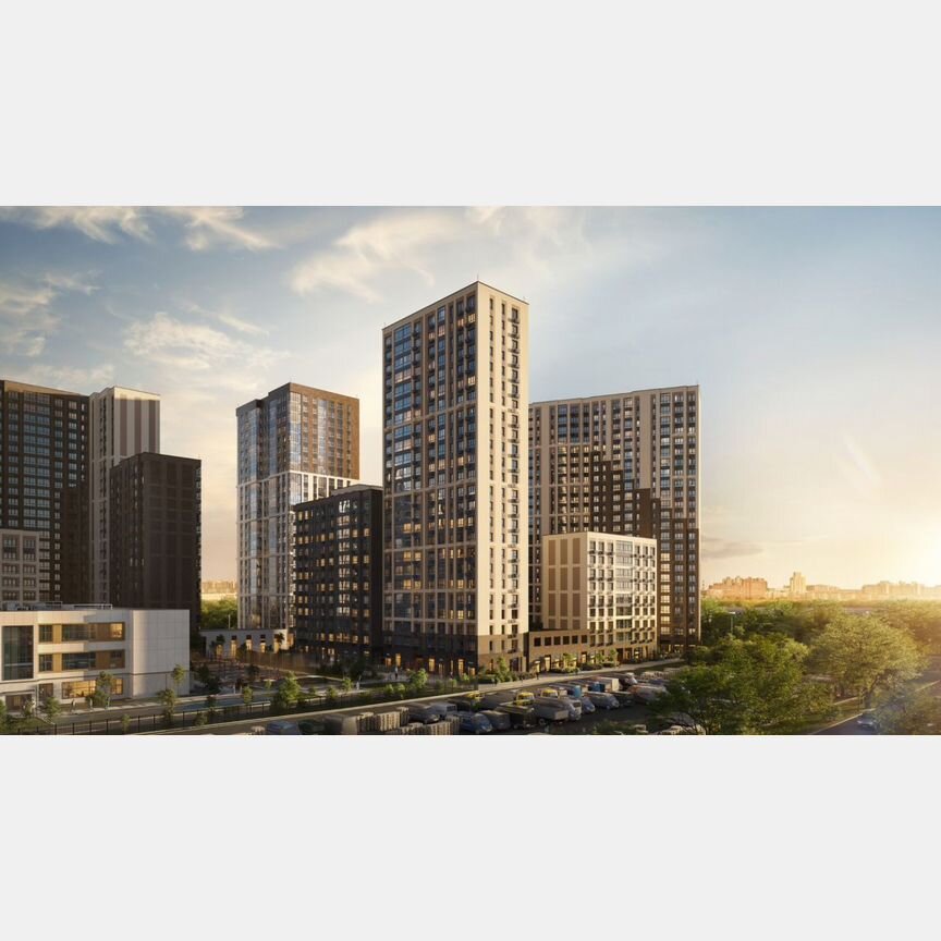 1-к. квартира, 33,5 м², 19/21 эт.