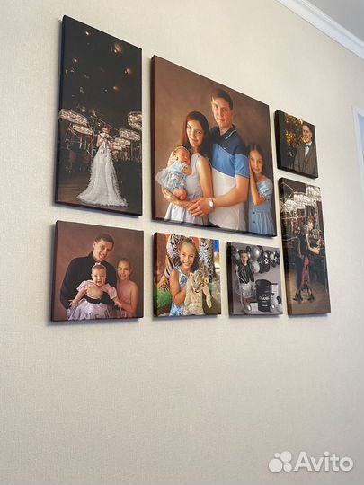 Печать фото на холсте