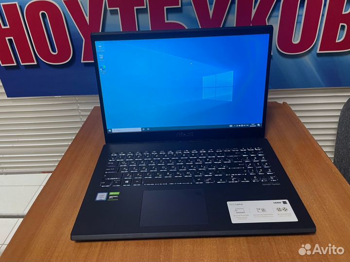Мощный игровой ультрабук Asus / GTX 1650 / новый