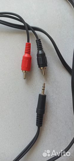 Аудио кабель 3,5 мм джек тюльпаны