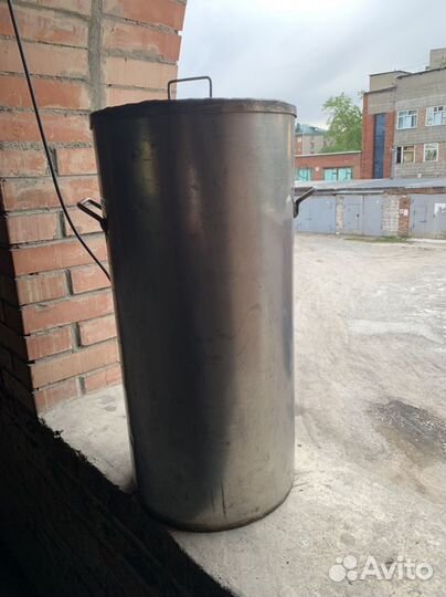 Бак из нержавейки с крышкой для воды б/у