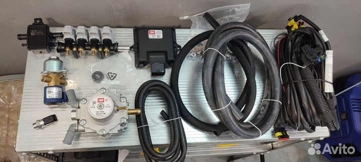 Гбо brc комплект на 4 цилиндра. Монтаж. Гарантия