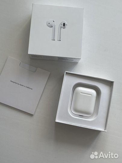 Кейс для AirPods 1/2 ориганал (A1602)