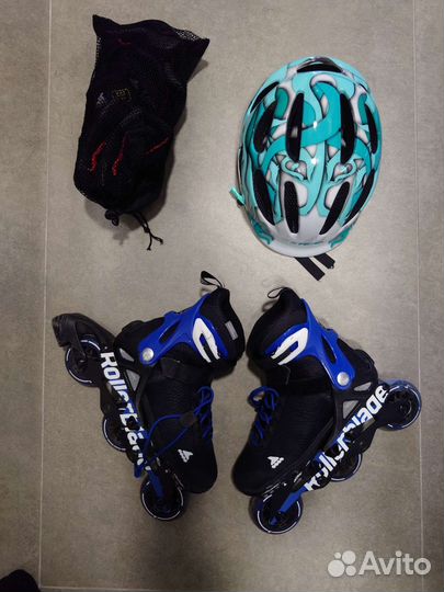 Ролики детские Rollerblade 32-36 и комплект защиты