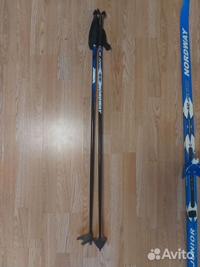 Лыжи подростковые в комплекте