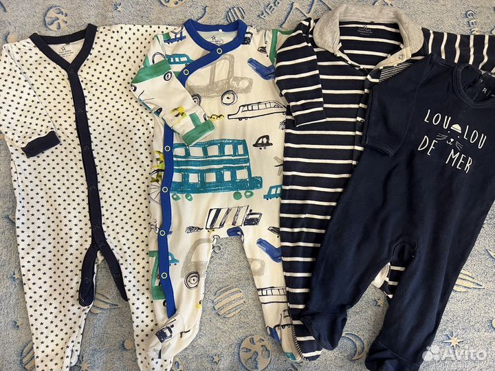 Одежда для мальчика пакетом 74р (6-9 мес)