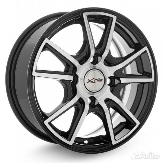 R14 4x108 6J ET38 D67,1 X'trike X-104 BK/FP