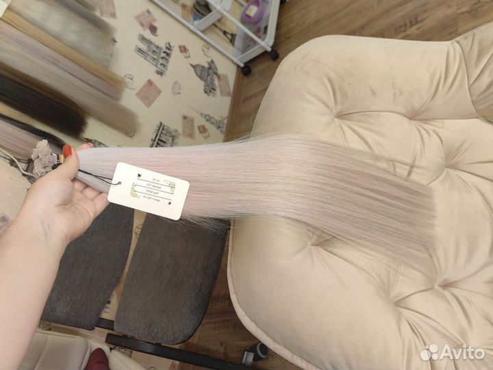 Новые волосы для наращивания 55см