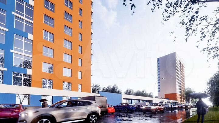 1-к. квартира, 28,1 м², 2/16 эт.