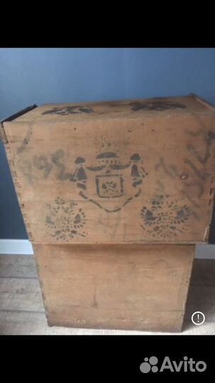 Редкий антикварный ящик до 1917 г