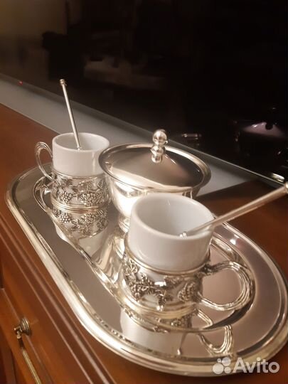 Кофейный набор, сервиз на 2 персоны