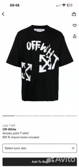 Off White мужская футболка S M L XL XXL