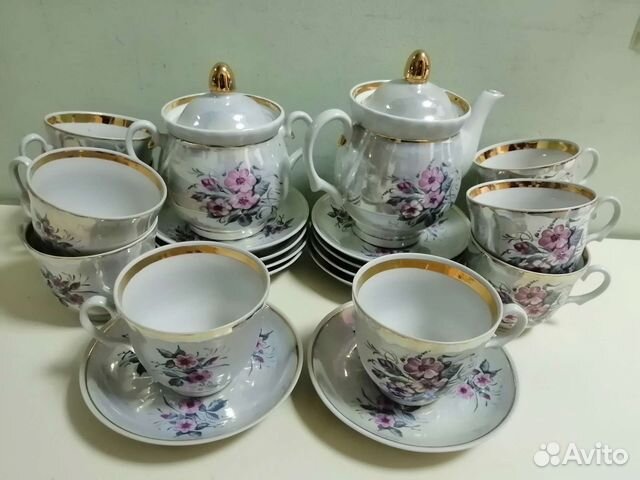 Сервиз, наборы посуды из фарфора