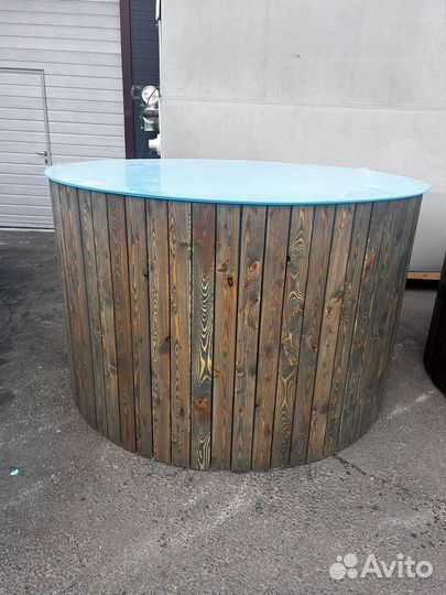 Купель на дровах, банный чан