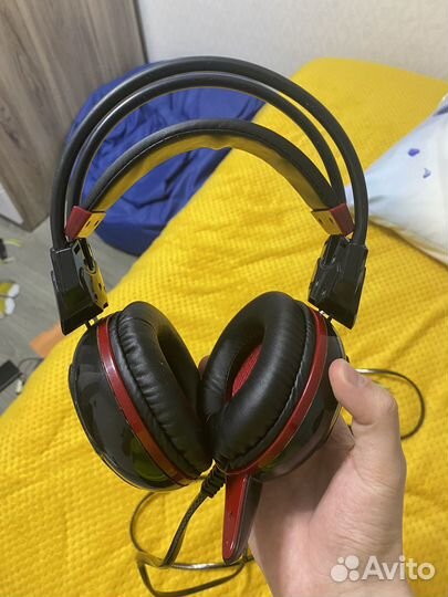 Наушники с микрофоном A4 Bloody G300