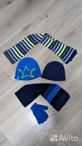 Шарф 3-7 лет и шапки мальчику