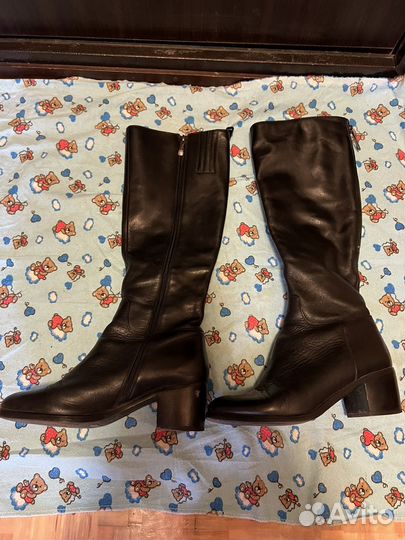 Сапоги осенние женские натуральная кожа 39