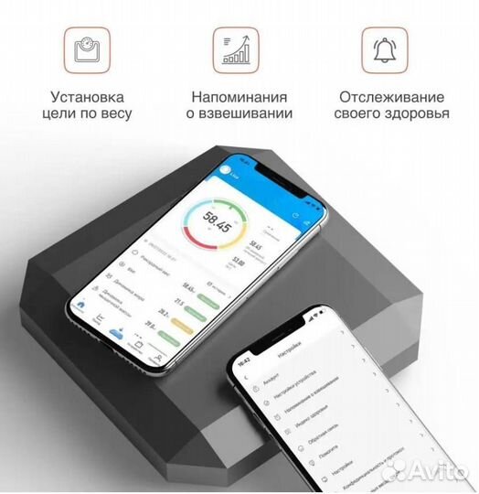 Умные весы напольные электронные