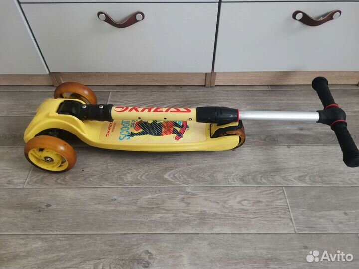 Самокат трехколесный kreiss