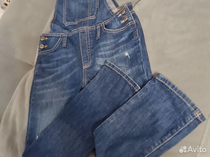 Джинсовый комбинезон для девочки 146 152