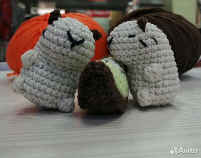 Капибара вязаная