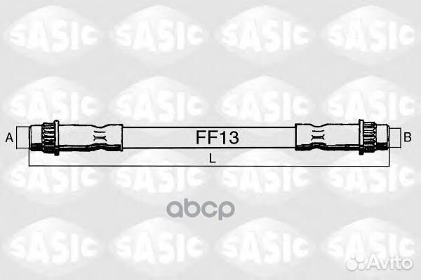 Шланг тормозной SBH4078 Sasic
