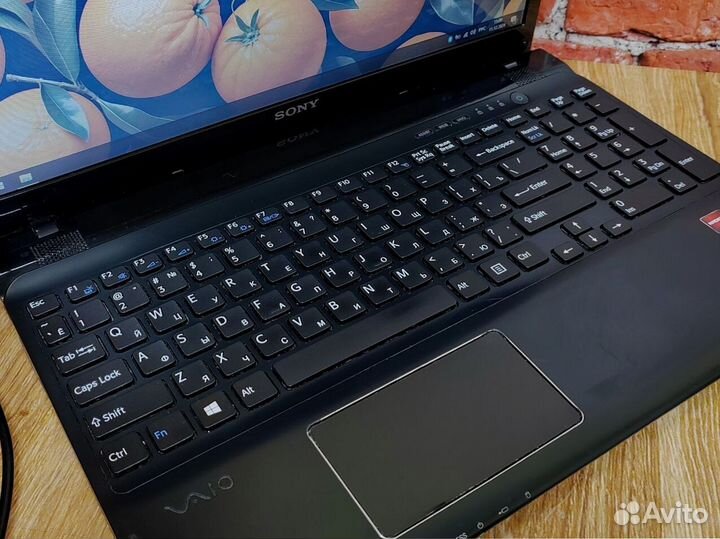 Ноутбук Sony vaio Core i5 для игр учебы работы 8gb SSD240