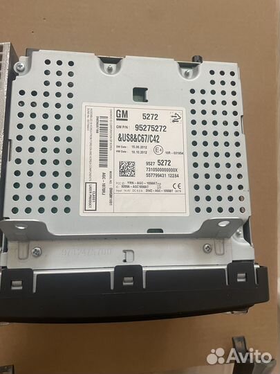 Магнитола на chevrolet cruze 2012-2017