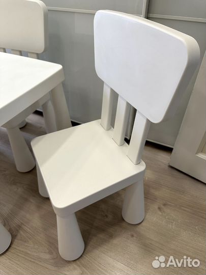 Стол и 3 стульчика mammut IKEA