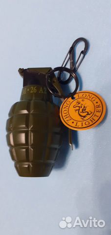 Военная граната-зажигалка с турбо пламенем Большая