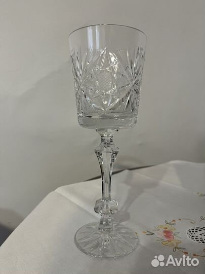 Бокалы хрустальные 6 штук, 1965г