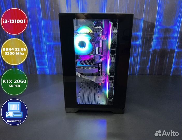Сборки пк i3-RTX2060SUP-32DDR4-HZV7159063482-H610