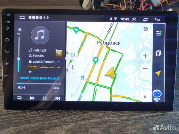 Магнитола на Android с экраном 9 дюйм 2/32гб